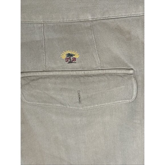 Tommy Bahama Shorts Mens 40 Tan Relax 100% Silk Beach Golf Pleated Casual - Picture 5 of 7